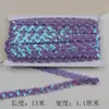 Encaje Trenzado con Borde en S de Lentejuelas Ropa Hecha a Mano Ropa para Muñecas Cuello Costura Láser Accesorios DIY Borde Ondulado