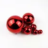 Adornos Navideños Grandes para Exteriores de 15 cm Plástico Bolas Jumbo Rellenables Adorno Grande para Árbol de Navidad Colgante para Hogar Exterior Césped Jardín Fiesta(Rojo Brillante, 2 Piezas)