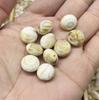 Carcasa acrílica tipo guijarro pequeño irregular con forma natural, cuentas para cadena de teléfono móvil hecha a mano DIY, accesorios para collar, venta al por mayor