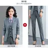 Otoño 2023 ropa formal para hombres y mujeres con el mismo traje atuendo de negocios negocio tienda 4S overoles de banco al por mayor en stock