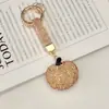 Nuevo Llavero de Calabaza de Diamantes Completos de Cristal Halloween Creativo Strass Moda Colgante de Bolso Adorno para Llave de Coche