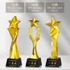 Trofeo Personalizado para Reunión Anual, Premio Creativo para Empleados Destacados, Trofeo Personalizado de Resina para Campeones de Concurso de Canto y Baile