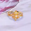 Anillo Abierto Estilo Primavera y Verano Verde Menta Fresco Esmalte Gota de Aceite Mariposa, Anillo Único de Nicho Lujo Ligero Sensación de Alta Gama