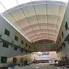 Projeto e instalação de marquise de estrutura de membrana para edifício de fábrica, marquise de membrana tensionada para cabeceira de porta de oficina, teto para área de descarga de armazém de fábrica