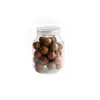 Frasco de plástico para envasado de frutas frías de 350 ml, frasco para frutas secas, ciruela pasa de cáscara amarilla, frasco para bocadillo de kumquat confitado, frasco sellado