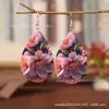 Aretes de Acrílico Gota de Agua Producto Nuevo Día de San Valentín Submarino Acrílico Regalo Transfronterizo Mariposa Aretes para Mujer y Navidad