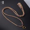 Corrente da Marca Buda Tailandês Lanyard Thangka Tecido à Mão Colar com Pingente de Jade Estilo Pendurado Corda de Algodão Esfregada à Mão