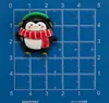 Chaveiro Pingente Colorido Brilhante de Resina Desenho Animado Papai Noel, Boneco de Neve e Urso Acessório DIY