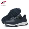 Zapatos de Golf Deportivos Fuliy Entrenamiento al Aire Libre Suministros de Golf Casual Deportivo Zapatos Antideslizantes con Tacos Fijos