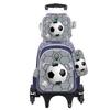 Mochila con Ruedas para Niños de Comercio Exterior Transfronterizo al por Mayor Primaria Niños y Niñas Ruedas Plegables Cierre