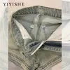 Shorts Jeans Apertados para Mulheres 2025 Verão Novo Estilo Pequeno Americano Cintura Alta Efeito Emagrecedor Linha A Justo no Quadril Hot Pants
