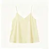 Item de Venda Quente no Verão: Roupa de Dormir Feminina, Camisola de Cetim de Viscose, Top Liso, Calça de Perna Larga Disponível em Várias Cores
