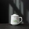 Taza de Agua de Porcelana Azul y Blanca Oficina Té Jingdezhen Color Cerámica Taza Compañero de Regalo Taza de Separación Venta al por Mayor