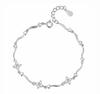 Pulsera de Rueda de la Fortuna Trébol de Cuatro Hojas de la Suerte para Mujer Plata Esterlina S925 Diseño Nicho Joyería de Lujo Ligero de Alta Gama Venta al por Mayor Venta Caliente