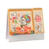 Calendário de Notas de Check-in Ano do Carneiro 2027 Bloco de Notas Calendário de Mesa Personalizado Ornamento de Mesa de Alto Valor Calendário Mensal Cartoon