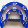 Anillos de Tambor de Flor de Plástico de Doble Capa al por Mayor Instrumentos Musicales de Educación Temprana Orff Plástico Soportes de Enseñanza de Educación Temprana Campanas de Mano de Doble Fila Ktv