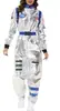 Amazon Halloween Carnaval Terra Vagante Traje Espacial Piloto Cos Traje de Astronauta Roupas de Astronauta