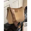 Bolso cubo de gran capacidad para mujer, nuevo modelo 2026, versátil y moderno, bolso bandolera con correa ancha, bolso de hombro