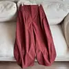 2026 Algodão Novo Estilo Nacional Calça de Perna Larga que Muda de Cor com Punhos Levemente Afunilados, Calça de Vovó, Calça Cropped Atacado H02Hk61198