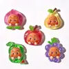 Accesorios de resina para muñecas de frutas transparentes, clips para el cabello DIY con pegamento de crema, llaveros, colgantes, decoraciones para zapatos, accesorios de resina