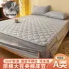 Protetor de colchão acolchoado de algodão Classe A espesso, capa de colchão de peça única, protetor de colchão Simmons, capa de colchão antiderrapante