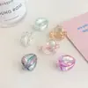 Contas Estrela de Acrílico com Furos para Pendurar, Transparente Iridescente UV Feito à Mão Materiais para Joias DIY Contas Soltas Contas para Pendurar