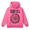 Moletom Nirvana Americano Retrô Tendência Outono/Inverno 2025 para Homens e Mulheres, Nova Jaqueta com Capuz High Street para Outono e Inverno
