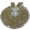 Chal de mujer, nueva moda, cuello delantero y trasero, encaje de ganchillo, vestido hueco, accesorios de decoración