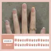 Unhas Postiças Curtas Personalizadas no Atacado, Adesivos de Unha Embalados, Unhas Usáveis, Arte de Unha Ilustrada, Unhas Postiças