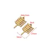 Colgante creativo con forma de pez de acero inoxidable chapado al vacío en oro de 18 quilates, accesorios de joyería para collares y pendientes de moda DIY, venta al por mayor para ventas transfronterizas