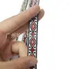 1.2cm Estilo Étnico Colorido Jacquard de Poliéster Rombo Cinta Tejida Retro Decoración del Hogar Correa para Equipaje Ropa de Moda