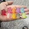 Resina Animal Simulado Luminiscente Bebé Salamandra Paisaje Micro DIY Acuario Pecera Llavero Joyería Accesorios
