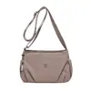 Bolso de Múltiples Capas Bolso Cruzado para Mujer Versátil Tela de Nylon Impermeable Bolso de Hombro Lona Ultraligera Bolso para Viajes al Trabajo Bolso de Hombro para Mujer