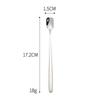 Cuchara Mezcladora Cuadrada Dorada/Plateada de 17CM para Hacer Velas Caseras, Cuchara Mezcladora de Acero Inoxidable para Chocolate/Labial