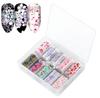 Japonês Nova Nail Art Flor Estrela Série Papel de Transferência Cyber Celebrante Adesivo de Unhas Flor Laser Estrela Decoração de Papel