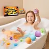 Bomba de baño de juguete para Halloween, divertida y colorida, refrescante para el uso diario, suave e hidratante, limpia el cuerpo y la piel