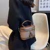 Bolsas para Mujer 2025 Nueva Moda Casual Bolso Caja Lona Empalmada Bolso de Mano Hombro Retro Bandolera Bolso Cuadrado Pequeño