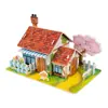 Quebra-Cabeça Estéreo 3D Brinquedo Educativo Montagem Cenário Casa Interativo Pai-Filho Feito à Mão DIY Montagem de Cena