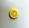Simulación rodaja de fruta de 1 cm rodaja de fruta grande rodaja de fruta de arcilla blanda rodaja de fruta de arcilla blanda masa de pegamento de crema accesorios de pastel de simulación