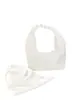 Diseño de Nicho de Moda Retro Bolso Tejido a Mano con Perlas de Imitación Bolso de Mano de Acrílico de Alta Gama para Banquetes