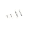Plata de Ley S925 Lote Esquina de Lote Tubo Recto Cuentas Espaciadoras Accesorios Gimsophila Tubo de Agujero Recto Material para Bolsas de Accesorios de Cuerda Hechos a Mano
