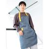 Delantal impermeable de lona para tienda de conveniencia de té de leche, overol de catering, moda coreana, arte de uñas, logo de cocina y restaurante, impresión