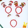 Nueva Hebilla de Cabeza con Astas Luminosas de Múltiples Estilos Navideños Decoración de Diadema Navideña Hebilla de Cabeza para Regalo de Navidad Diadema