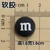 Gato KT rosa letra lazo amor piruleta goma suave accesorios funda casera para teléfono móvil zapatillas materiales decorativos