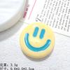 Caricatura Redonda Cara Sonriente Accesorios de Resina Accesorios DIY Adorno para la Cabeza Horquilla Adorno para el Cabello Funda para Teléfono Móvil Parche para Taza Joyería al Por Mayor