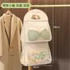 Bolsa Pendurada para Armazenamento de Meias, Saquinho de Malha para Roupa Íntima, Organizador de Guarda-Roupa Doméstico, Bolsa Pendurada na Porta para Dormitório Estudantil