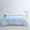 Colcha de grado A, simple, de color sólido, engrosada, cálida y termorreguladora para las cuatro estaciones, para uso en hotel, disponible para envío directo