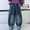 Pantalones para niño, nuevo estilo coreano otoño 2026, jeans geniales y elegantes para niño pequeño, pantalones largos casuales para niños primavera y otoño