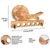 Ornamento de Mesa para Escultura e Corte em Madeira Mais Vendido na Amazon, Artesanato em Madeira Multi-Elemento, Clipe de Moeda, Mouse