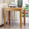Mesa de café pequeña de madera maciza, mueble auxiliar simple, mesa redonda pequeña de doble capa, mesa lateral para sofá de sala de estar estilo chino, mesa de esquina, mesa redonda estilo americano